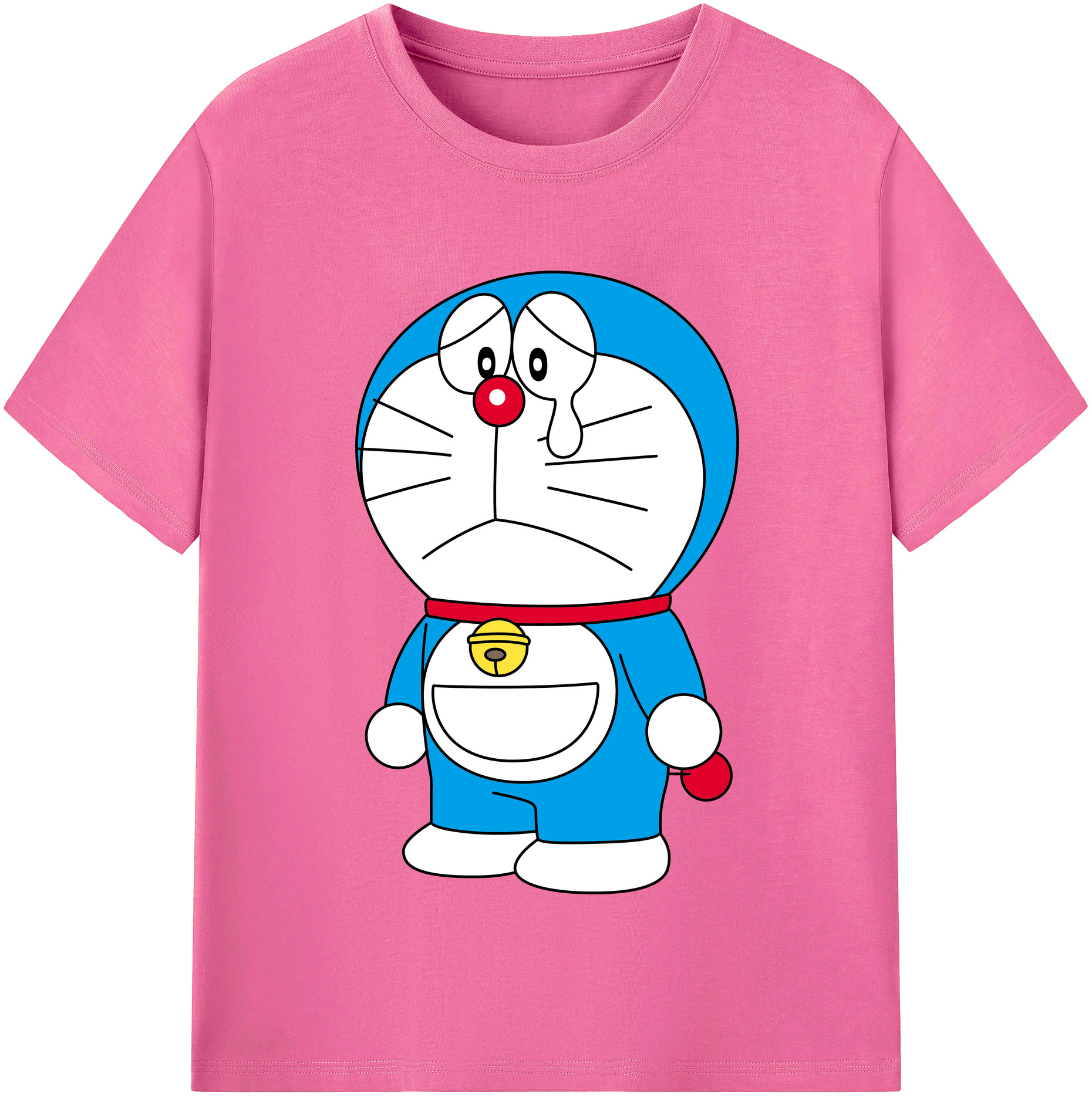 （画像用） ドラえもん Doraemon レディースカジュアルプリントTシャツ（綿100％）